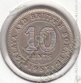 16-61 Малайя и Борнео 10 центов 1957H г. КМ# 2 UNC медно-никелевая 2,83гр. 19,мм - 16-61 Малайя и Борнео 10 центов 1957H г. КМ# 2 UNC медно-никелевая 2,83гр. 19,мм