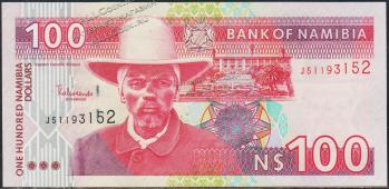 Намибия 100 долларов 2003г. P.9A - UNC - Намибия 100 долларов 2003г. P.9A - UNC