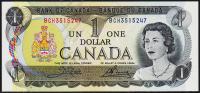 Канада 1 доллар 1973г. P.85с - UNC