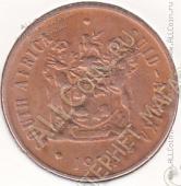 29-155 Южная Африка 2 цента 1974г. КМ # 83 бронза 4,0гр. 22,45мм - 29-155 Южная Африка 2 цента 1974г. КМ # 83 бронза 4,0гр. 22,45мм