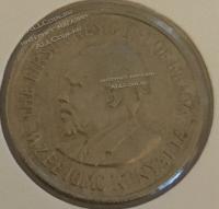 #15-36 Кения 50 центов 1974г.Серебро.UNC