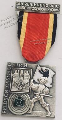 #398 Швейцария спорт Медаль Знаки. Стрелковый фестиваль Фельдшлоссен в округе Аппенцель. 2005 год.
