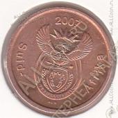 29-156 Южная Африка 5 центов 2007г. КМ # 340 сталь покрытая медью 4,51гр. 21мм - 29-156 Южная Африка 5 центов 2007г. КМ # 340 сталь покрытая медью 4,51гр. 21мм