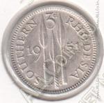 35-124 Южная Родезия 3 пенса 1951г. КМ # 20 медно-никелевая 1,41гр.16мм