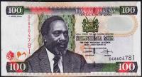 Кения 100 шиллингов 2006г. P.48в - UNC