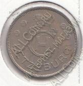 16-63 Люксембург 1 франк 1939г. КМ # 44 медно-никелевая 6,5гр. 24мм - 16-63 Люксембург 1 франк 1939г. КМ # 44 медно-никелевая 6,5гр. 24мм
