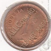 23-137 Родезия  1 цент 1977г. КМ# 10 UNC бронза 4,0гр. 22,5мм - 23-137 Родезия  1 цент 1977г. КМ# 10 UNC бронза 4,0гр. 22,5мм