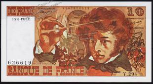 Франция 10 франков 05.08.1976г. P.150с - UNC- - Франция 10 франков 05.08.1976г. P.150с - UNC-