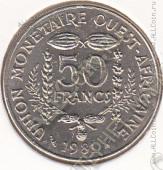 9-32 Западная Африка 50 франков 1981г. КМ # 6 медно-никелевая 5,0гр. 22мм - 9-32 Западная Африка 50 франков 1981г. КМ # 6 медно-никелевая 5,0гр. 22мм
