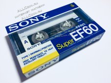 Аудио Кассета SONY SUPER EF 60 1988 год. / Япония / - Аудио Кассета SONY SUPER EF 60 1988 год. / Япония /