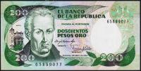 Колумбия 200 песо 01.04.1983г. P.429а(1) - UNC