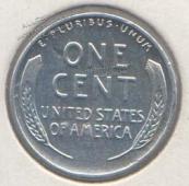  США 1 цент 1943S UNC Сталь Цинк (арт525) -  США 1 цент 1943S UNC Сталь Цинк (арт525)