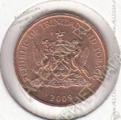 16-159 Тринидад и Тобаго 1 цент 2009г. КМ # 29 UNC бронза 1,95гр. 17,76мм - 16-159 Тринидад и Тобаго 1 цент 2009г. КМ # 29 UNC бронза 1,95гр. 17,76мм