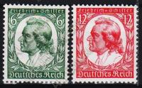  Германия Рейх 2 марки п/с 1934г №522-23* 