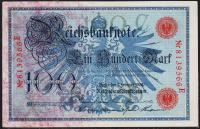 Германия 100 марок 1908г. P.33а - UNC