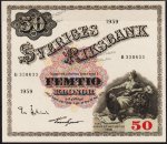 Банкнота Швеция 50 крон 1959 года. P.47а - UNC
