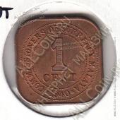 4-1 Малайя 1 цент 1940г. КМ#2  - 4-1 Малайя 1 цент 1940г. КМ#2 