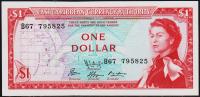 Восточные Карибы 1 доллар 1965г. P.13f(1) - UNC