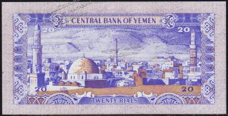 Йемен 20 риалов 1983г. P.19с - UNC - Йемен 20 риалов 1983г. P.19с - UNC