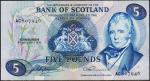Шотландия 5 фунтов 1974г. P.112с(1) - UNC