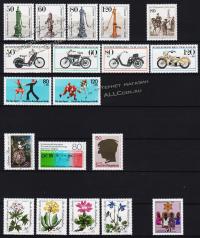 Западный Берлин годовой комплект 19 марок 1983г. YVERT №650-668** MNH OG (10-23)