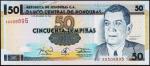 Банкнота Гондурас 50 лемпир 1996 года. P.74d - UNC