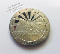 Монета Гибралтар 1 крона 1995 года. КМ#304 UNC (2-47)