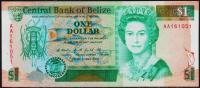 Белиз 1 доллар 1990г. Р.51 UNC