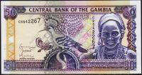 Банкнота Гамбия 50 даласи 2001 года. P.23с - UNС