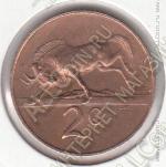 20-2 Южная Африка 2 цента 1967г. КМ # 66.2 бронза 4,0гр. 22,45мм