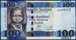 Южный Судан 100 фунтов 2015г. P.NEW - UNC-