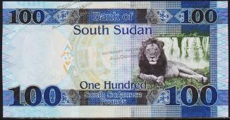 Южный Судан 100 фунтов 2015г. P.NEW - UNC- - Южный Судан 100 фунтов 2015г. P.NEW - UNC-