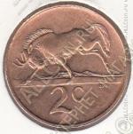 10-169 Южная Африка 2 цента 1988г. КМ # 83 бронза 4,0гр. 22,45мм