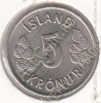30-21 Исландия 5 крон 1978г. КМ # 18 медно-никелевая 4,0гр