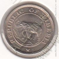 35-55 Либерия 1/2 цента 1941г КМ#10а UNC медно-никелевая