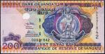 Банкнота Вануату 200 вату 1995 года. P.8в - UNC