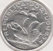1-18 Португалия 5 эскудо 1947г. KM# 581 Серебро 25 мм 7 гр - 1-18 Португалия 5 эскудо 1947г. KM# 581 Серебро 25 мм 7 гр