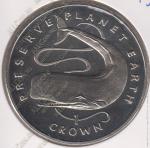 арт538 Гибралтар 1 крона 1995г. KM# 308 UNC