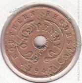 8-133 Южная Родезия 1 пенни 1947г. КМ #8а бронза  - 8-133 Южная Родезия 1 пенни 1947г. КМ #8а бронза 