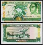 Гамбия 10 даласи 1991-95г. P.13а - UNC