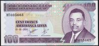 Бурунди 100 франков 2006г. P.37e - UNC