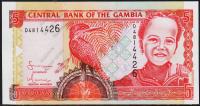 Банкнота Гамбия 5 даласи 2001 года. P.20с - UNC