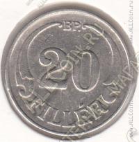 30-113 Венгрия 20 филлеров 1926 г. КМ # 508 медно-никелевая 