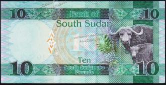 Южный Судан 10 фунтов 2016г. P.NEW - UNC - Южный Судан 10 фунтов 2016г. P.NEW - UNC