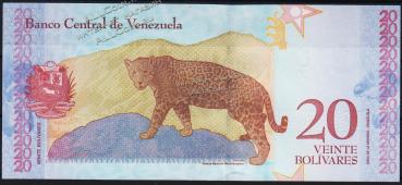 Банкнота Венесуэла 20 боливаров 15.01.2018 года. P.NEW - UNC - Банкнота Венесуэла 20 боливаров 15.01.2018 года. P.NEW - UNC