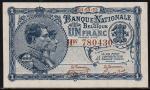 Бельгия 1 франк 04.05.1922г. Р.92(3) - UNC