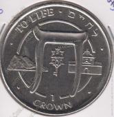 Монета Гибралтар 1 крона 1996 года. КМ#358 UNC (2-3) - Монета Гибралтар 1 крона 1996 года. КМ#358 UNC (2-3)