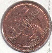 15-46 Южная Африка 5 центов 2009г. КМ # 464 сталь с медным покрытием 4,5гр. 21мм