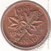 23-43 Канада 1 цент 1942г. КМ # 32 бронза 3,24гр. 19,1мм - 23-43 Канада 1 цент 1942г. КМ # 32 бронза 3,24гр. 19,1мм