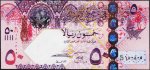 Банкнота Катар 50 риалов 2008 года. P.31 UNC